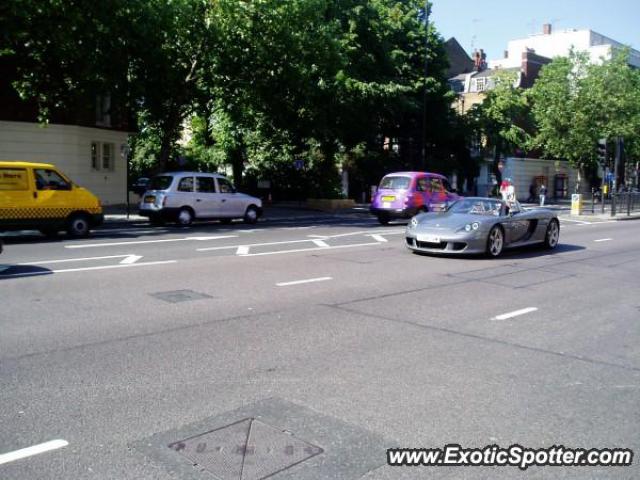 Porsche Carrera GT spotted in London, United Kingdom