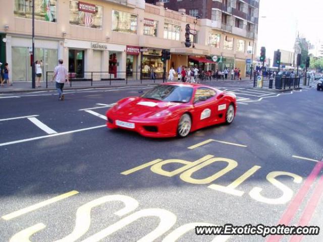 Ferrari 360 Modena spotted in London, United Kingdom