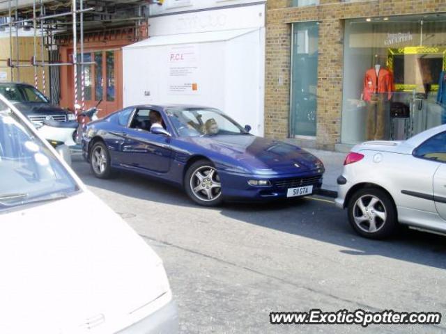 Ferrari 456 spotted in London, United Kingdom