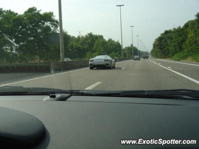 Ferrari 360 Modena spotted in Highway, Belgium