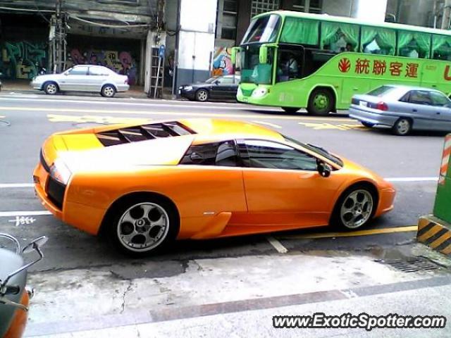 Lamborghini Murcielago spotted in Taichung, Taiwan