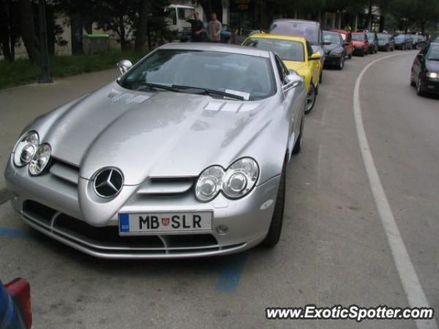 Mercedes SLR spotted in Portoroz, Slovenia