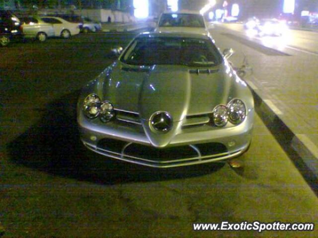 Mercedes SLR spotted in Dubai, United Arab Emirates