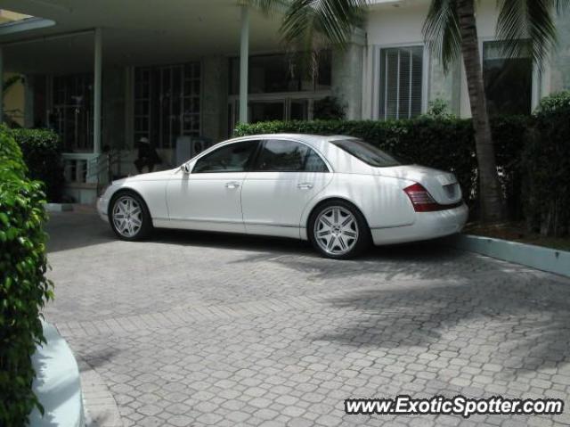 Mercedes Maybach spotted in South Beach, Miami, Florida