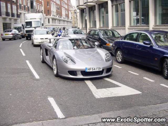 Porsche Carrera GT spotted in London, United Kingdom