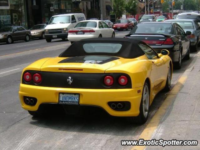 Ferrari 360 Modena spotted in Toronto, Canada