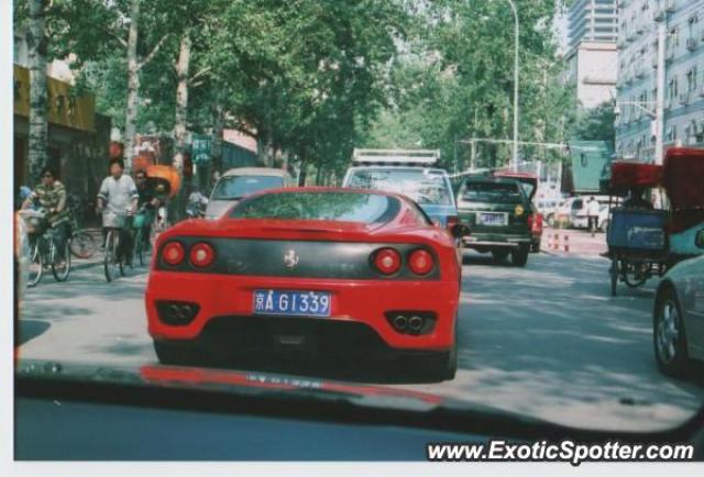 Ferrari 360 Modena spotted in Beijing, China