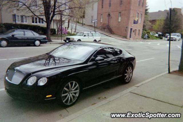 Bentley Continental spotted in Providence, Rhode Island