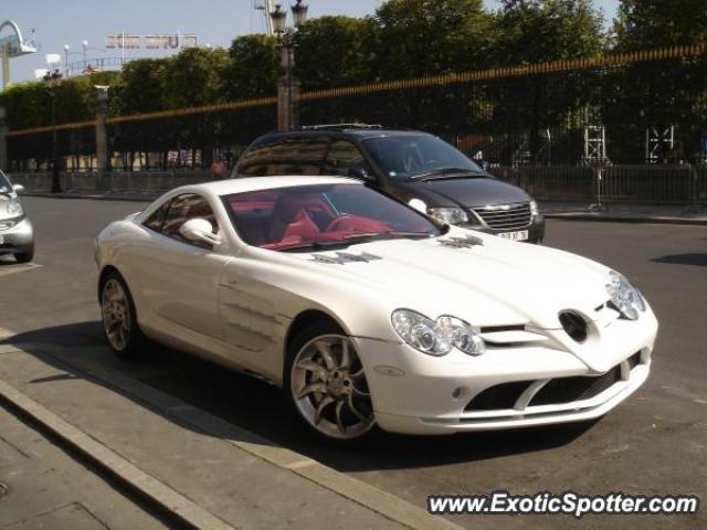 Mercedes SLR spotted in Paris, France