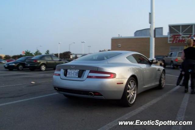 Aston Martin DB9 spotted in Mississauga, Canada