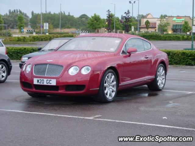 Bentley Continental spotted in Basildon, United Kingdom