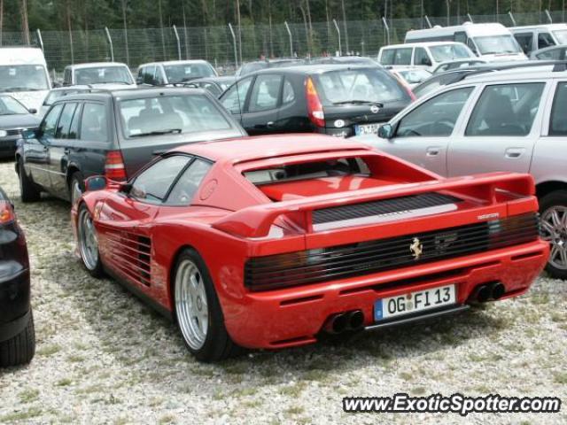 Ferrari Testarossa spotted in Hockenheim, Germany