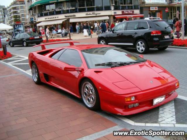 Lamborghini Diablo spotted in Knokke, Belgium