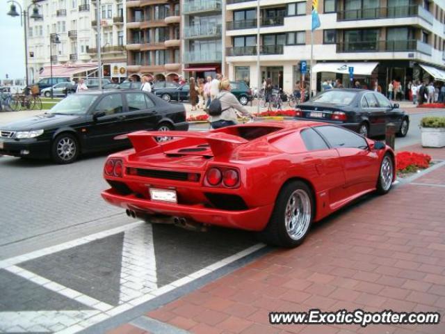 Lamborghini Diablo spotted in Knokke, Belgium