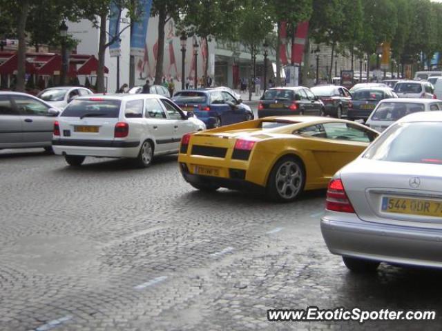 Lamborghini Gallardo spotted in Paris, France