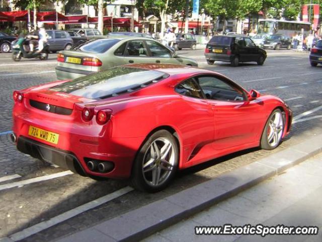 Ferrari F430 spotted in Paris, France