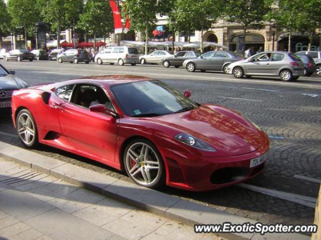 Ferrari F430 spotted in Paris, France