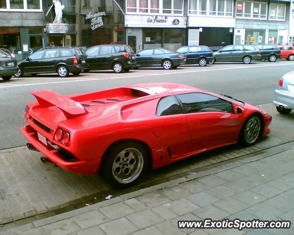 Lamborghini Diablo spotted in Knokke, Belgium