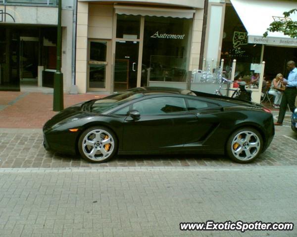 Lamborghini Gallardo spotted in Knokke, Belgium