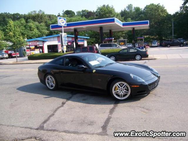 Ferrari 612 spotted in Waltham, Massachusetts