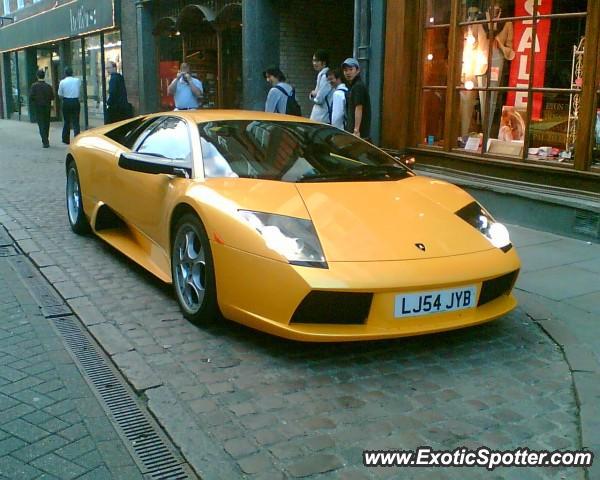 Lamborghini Murcielago spotted in Cambridge, United Kingdom