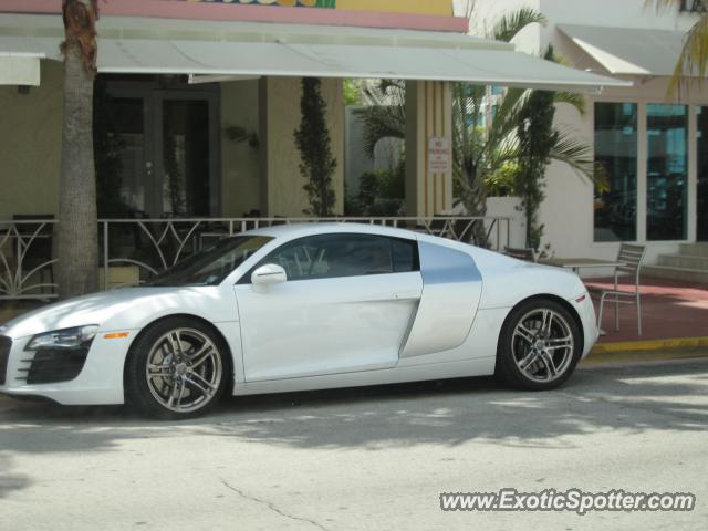 Audi R8 spotted in South Beach, Florida