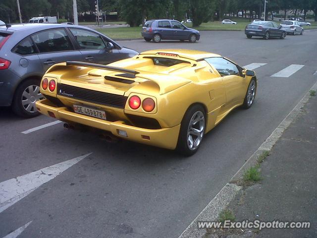 Lamborghini Diablo spotted in Dijon, France