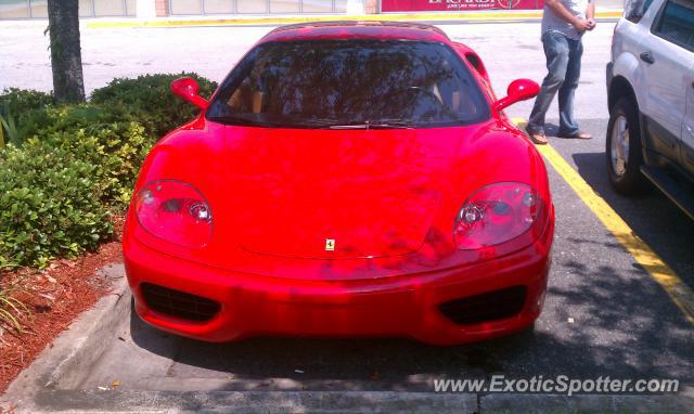 Ferrari 360 Modena spotted in Jacksonville, Florida