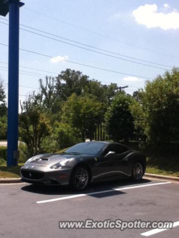 Ferrari California spotted in Rocky Mount, North Carolina