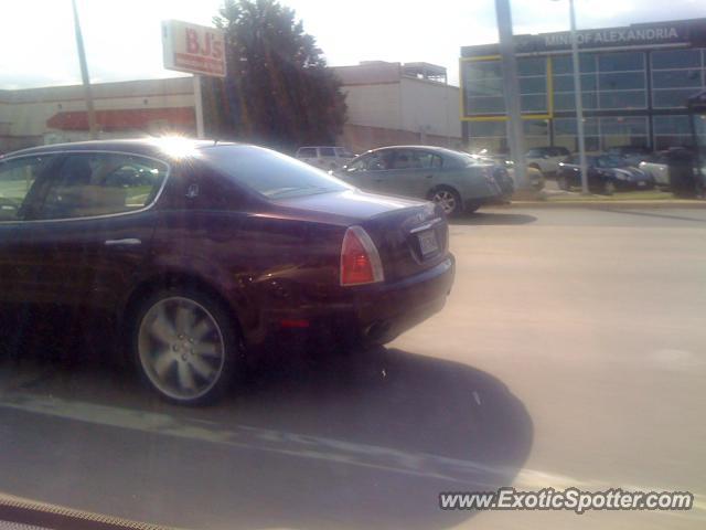 Maserati Quattroporte spotted in Alexandria, Virginia