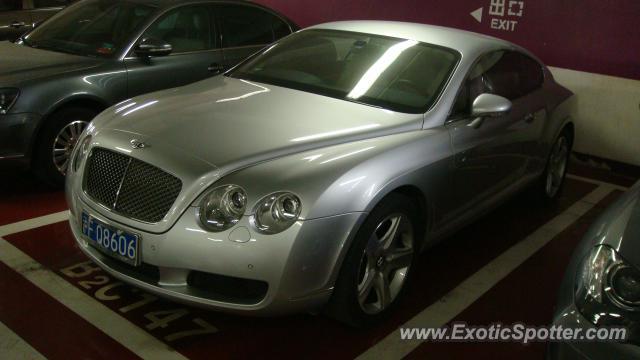 Bentley Continental spotted in SHANGHAI, China