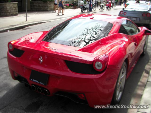 Ferrari 458 Italia spotted in Toronto, Canada