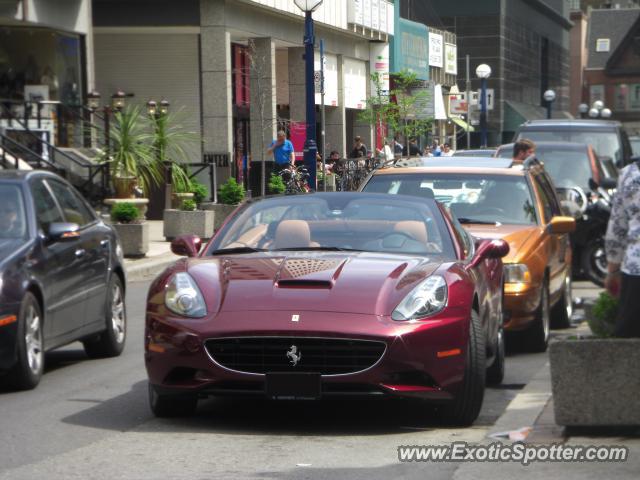 Ferrari California spotted in Toronto, Canada