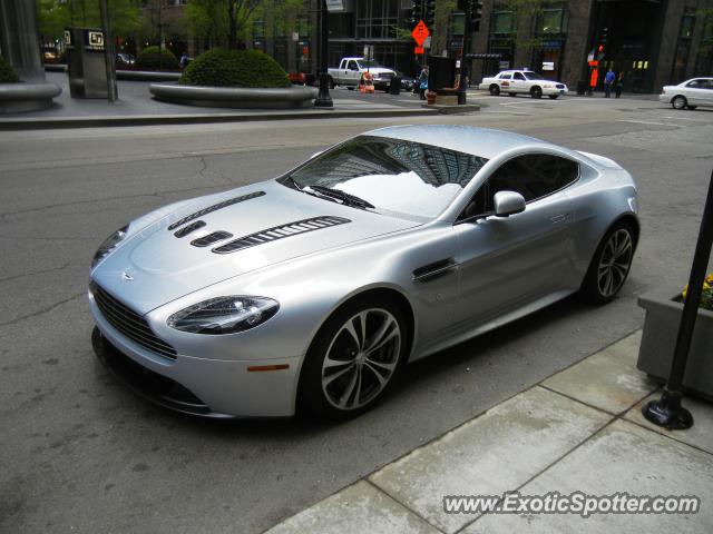 Aston Martin Vantage spotted in Chicago, Illinois