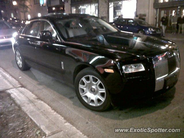 Rolls Royce Ghost spotted in Montreal, Canada