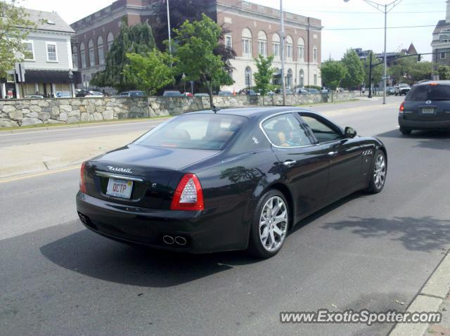 Maserati Quattroporte spotted in Newport, Rhode Island