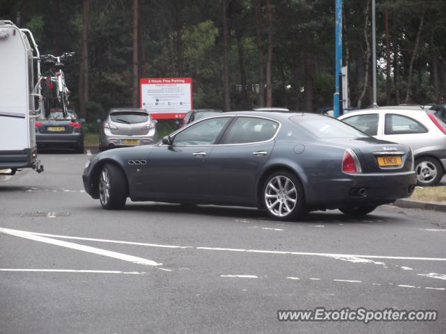 Maserati Quattroporte spotted in Fleet Services, Hampshire, United Kingdom