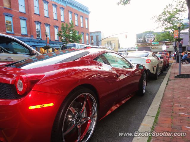 Ferrari 458 Italia spotted in Red Bank, New Jersey