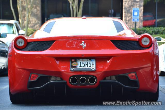 Ferrari 458 Italia spotted in Atlanta, Georgia