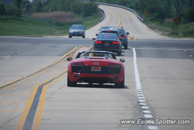 Audi R8 spotted in South Barrington, Illinois