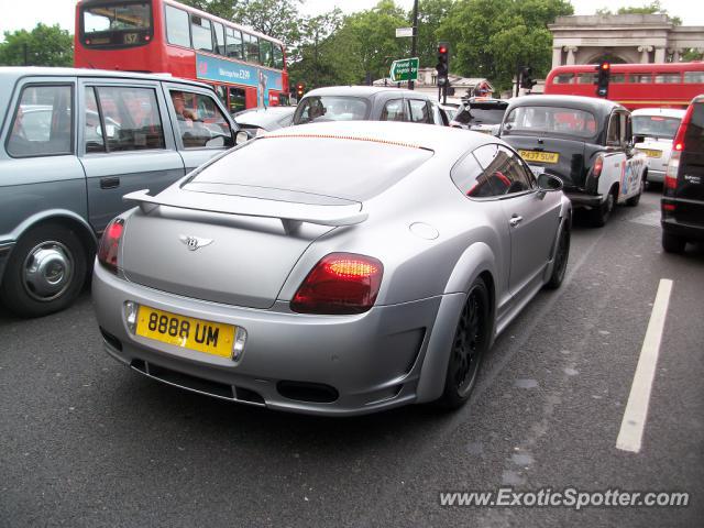 Bentley Continental spotted in London, United Kingdom