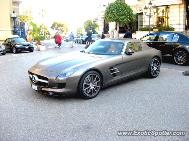 Mercedes SLS AMG spotted in Monaco, Monaco