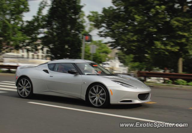 Lotus Evora spotted in Greenwich, Connecticut