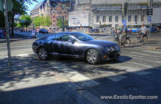 Bentley Continental spotted in Helsinki, Finland