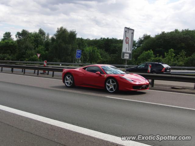 Ferrari 458 Italia spotted in Daxweiler, Germany