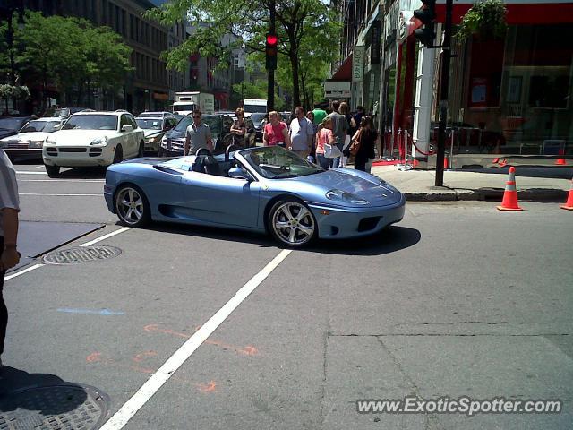 Ferrari 360 Modena spotted in Montreal, Canada