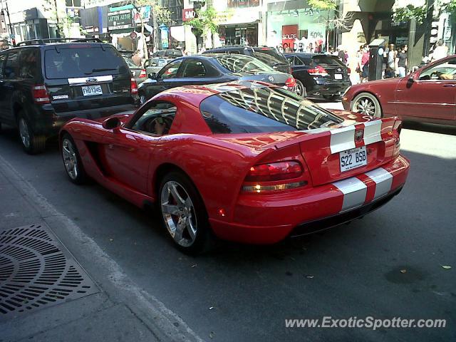 Dodge Viper spotted in Montreal, Canada