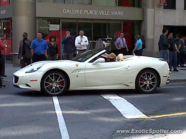 Ferrari California spotted in Montreal, Canada