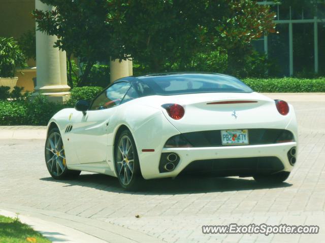 Ferrari California spotted in Orlando, Florida