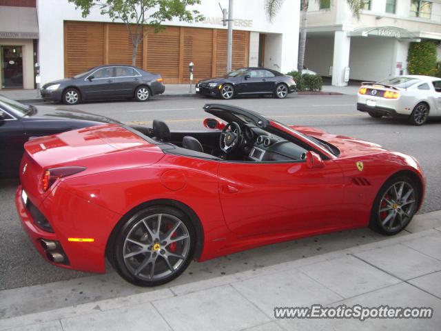 Ferrari California spotted in Beverly Hills, California